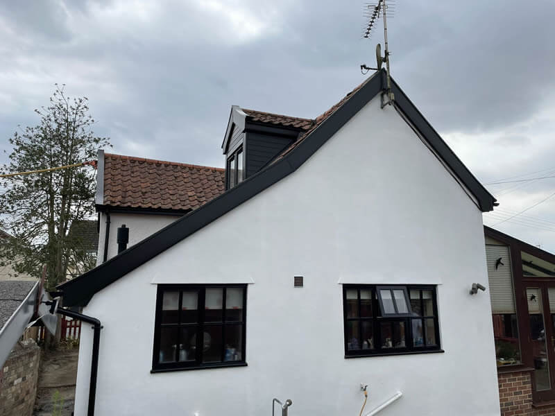 uPVC fascia replacement - Mendlesham Green