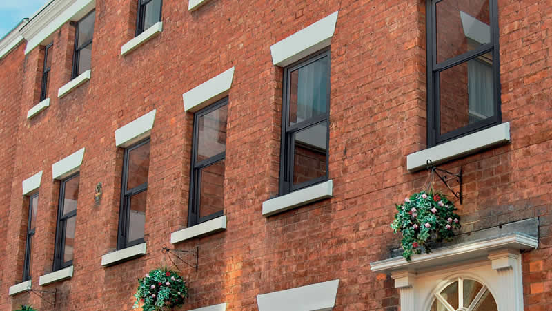 Vertical sliding windows