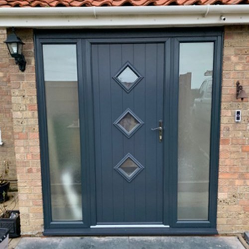 Solidor Anthracite Grey Door