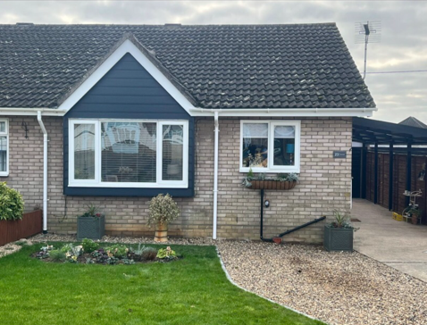 Diss - uPVC fascias, bargeboard and Anthacite Grey cladding