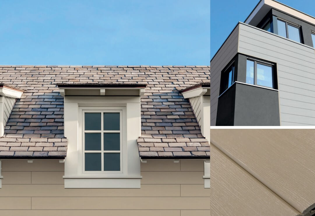 Classic sliding 250 mm cladding installed on a property