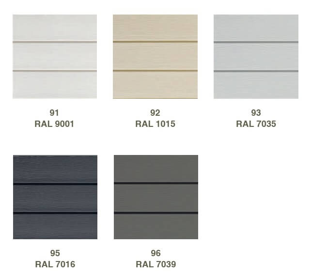 Urban Rebate 167 mm cladding light surface texture detail