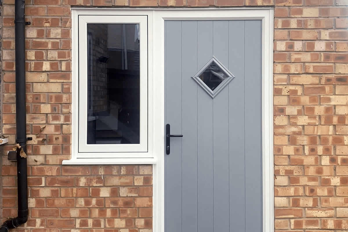 Composite back doors fitted by ABS Home Improvements