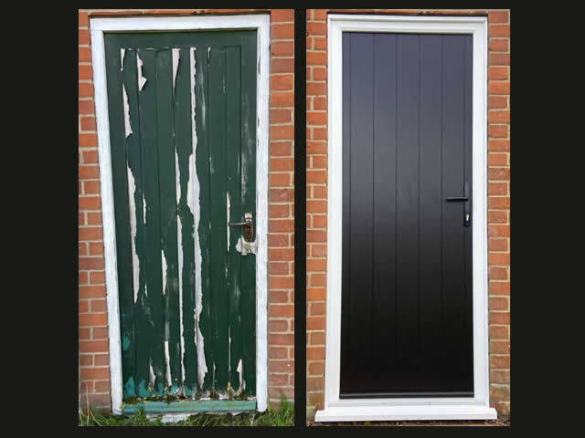 Replacement Solidor composite outbuilding door