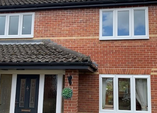Classic traditional white uPVC windows - Bury St Edmunds