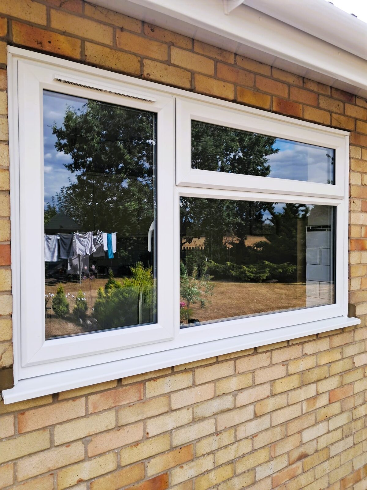 New white A-rated double-glazed uPVC windows fitted in Diss