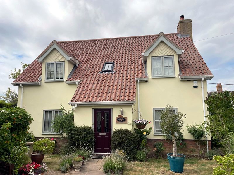 uPVC roofline upgrade in Hinderclay Suffolk