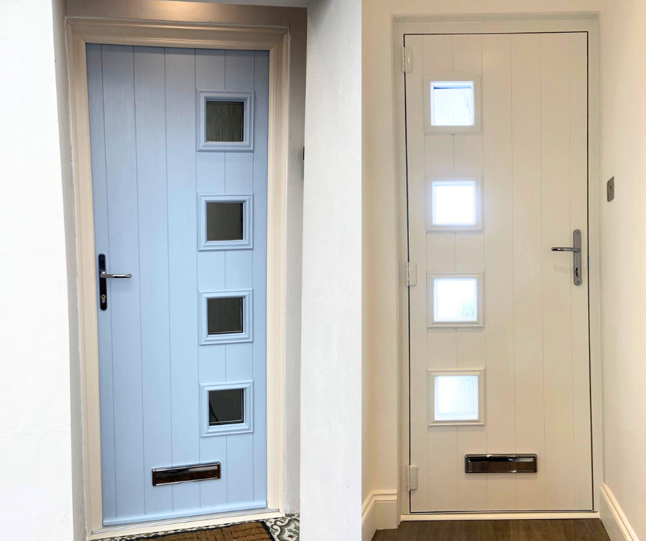 uPVC back door, sliding patio door & composite front door - Diss, Norfolk