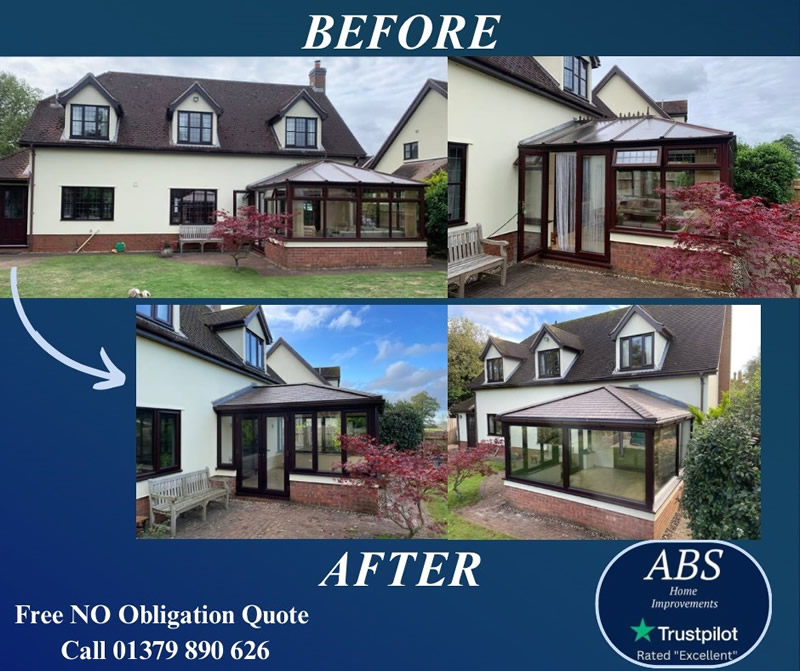 Case Study: Equinox solid tiled conservatory roof in Redgrave, Suffolk